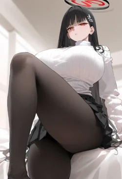 [Uncle AI Illustration] Tsukatsuki Rio (Blue Archive) [AI Generated]