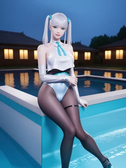 [AI Generated] 20240516 很有精神的森下下士 CF穿越火线 王者晴雅保卫者