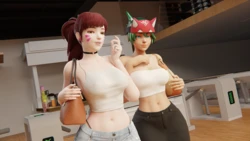 [EskandArt] Dva & Kiriko & Pharah