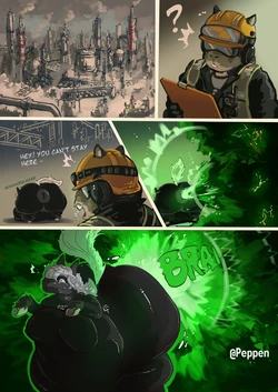 [Peppen] QueenButtsniff Hyperfart Commissioned Comic