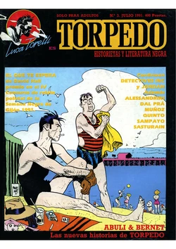 Luca Torelli es Torpedo #3 (ed. Makoki, 1991)