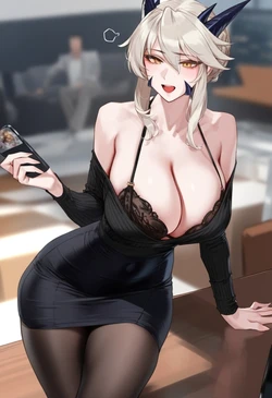 [drowsy_] [pixiv] Artoria Pendragon Lancer Alter (AI Generated)