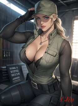 Sonya Blade(Mortal Kombat) [Cjin] [AI Generated]