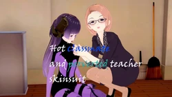 [ThatCatsuitGuy]Hot classmate and perverted teacher skinsuit