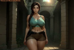 BazoombasAkimbo Lara Croft Tentacles [AI Generated]