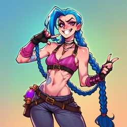 [AI Generated] Jinx - Nonstop Smile (Poosan)