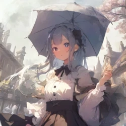 [よもぎさん] pyon! [AI generated]