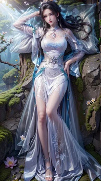 [AI Generated] 诛仙-陆雪琪 乳贴