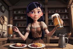 AICHARGEN Violet Parr at the Tavern [AI Generated]