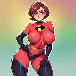 [AI Generated] Helen Parr - Testing Out Super Suits (Poosan)