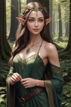 UnrealHeaven - Elven Beauty (AI Generated)