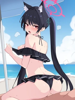 [KumaSteam] Kuromi Serika (Blue Archive) [Decensored]