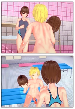 [Tira] 水泳部の女子に変身して悪戯する