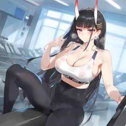 [Ecchi AI] Noshiro x Azur Lane (59 IMG) [AI Generated]