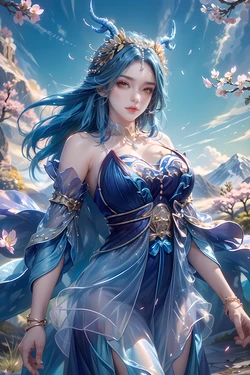 [AI Generated]完美世界 龙女荤素