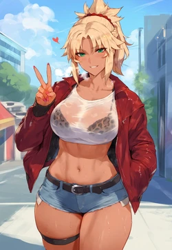 [Truck-kun] Mordred Gyaru [Ai Generated]