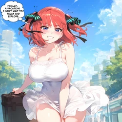 [Ecchi AI] Nino Nakano x The Quintessential Quintuplets (63 IMG) FULL SET (Patreon) [AI Generated]