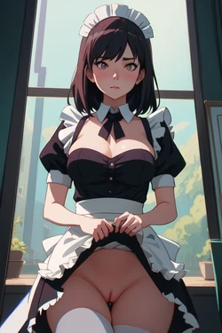 [AI Generated] Don’t fall in love with the maids you made 01