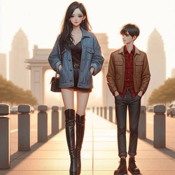 Tall and Giant Girls [AI Generated]