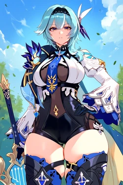 Eula gets CHURLED [Orange] [AI Generated]