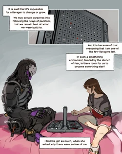 [Velinxi] The time D.Va took in and repaired the null sector leader without realizing it was him, an interlude (Overwatch 2)