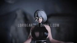 2B mini sex doll/hentai figure