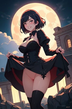 [AI Generated] Bark at the Moon (Gothic Maiden Collection 01)