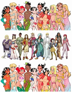 [Ripushko] Prinsesas Disney Gender Bender [Spanish] [El-Traductor-Aprendiz]