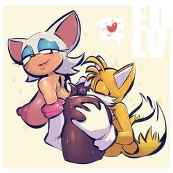 [EDLV] Tails x Rouge (Sonic the Hedgehog)