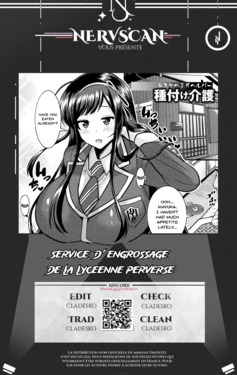 [Drachef] Dosukebe JK Helper Tanetsuke Kaigo  | Service d' engrossage de la lyceenne perverse      [French] [NervScan]