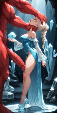 Elsa turned into a succubus [AI Generated]