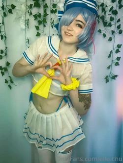 elle.chu - Marine swimsuit Rem