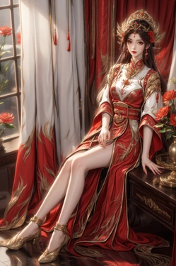 [AI Generated]火灵儿-婚服