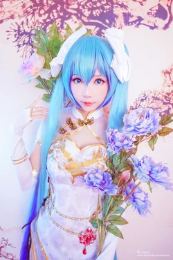 Ely - 初音未来金丝雀旗袍 Miku Cheongsam