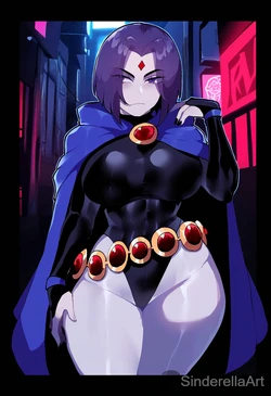 [SinderellaAI] Raven (Teen Titans) [AI Generated]