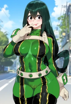 [Creamy_Ai] Tsuyu Asui (My Hero Academia) [AI Generated]
