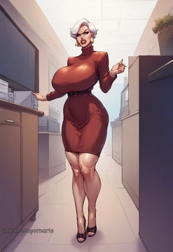 (Aipornarts) bimbo boss blacked [AI Generated]