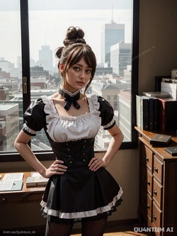 AI Ella Purnell # Maid Fallout [AI Generated]