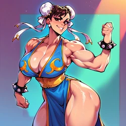 [AI Generated] Chun Li - Training Day (Poosan)