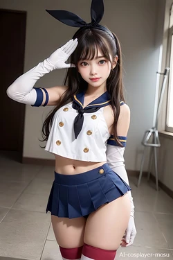 Shimakaze AI Photorealistic Girl #12 [AI Generated]