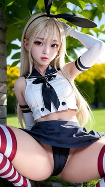 Shimakaze AI Photorealistic Girl #13 [AI Generated]