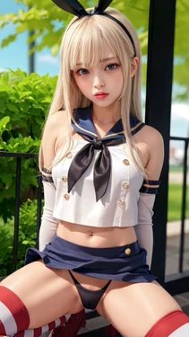 Shimakaze AI Photorealistic Girl #14 [AI Generated]