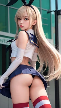 Shimakaze AI Photorealistic Girl #15 [AI Generated]