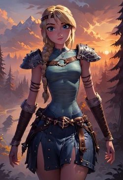 Astrid getting crowned by cursed blood of dragon Part 1 [AI Generated]