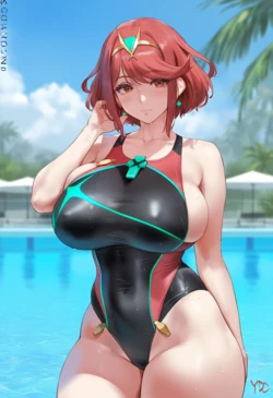 [Luviagelita Edelfelt] Pyra Swimsuit (Patreon) (AI Generated)