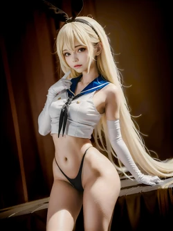 Shimakaze AI Photorealistic Girl #20 [AI Generated]