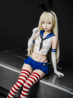 Shimakaze AI Photorealistic Girl #21 [AI Generated]