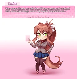 [Metachoke] Chibi Monika? Shortstack Monika! (DDLC)