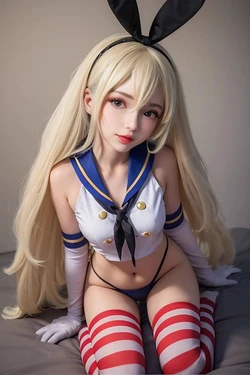 Shimakaze AI Photorealistic Girl #27 [AI Generated]