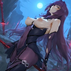 [Nyakki] - Scathach 40pics   (Patreon) (AI Generated)